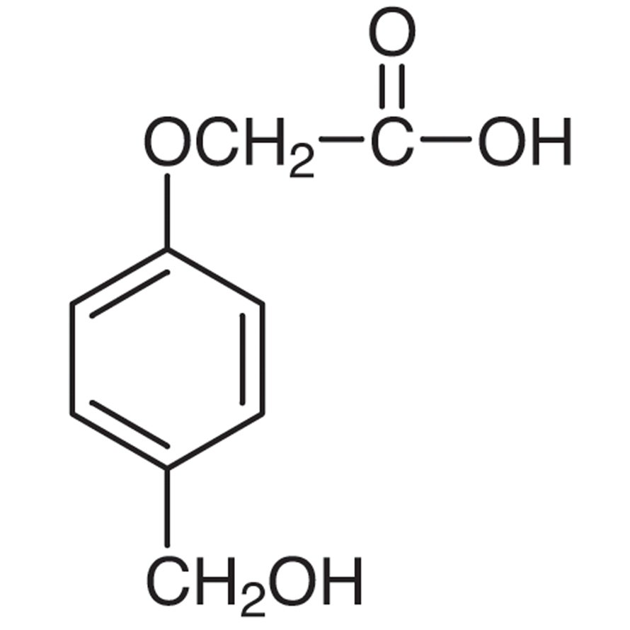 4-(Hydroxymethyl)phenoxyacetic Acid >98.0%(T) - CAS 68858-21-9