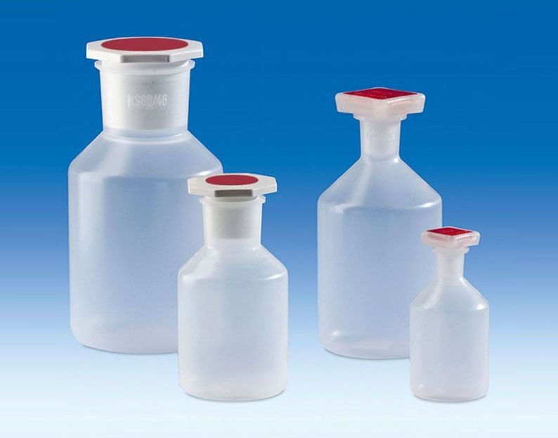 Şişe (Pp) Ns 29/32 Şilif Kapaklı, Şeffaf, Dar Boyunlu    1000 ml