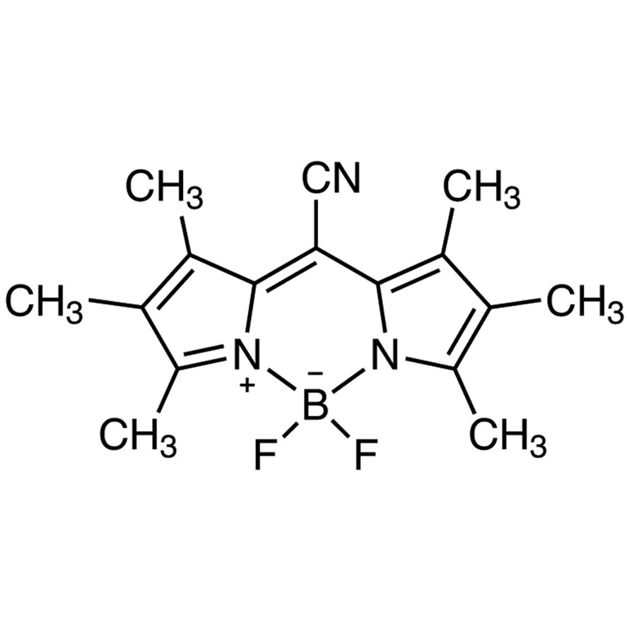 [[(3,4,5-Trimethyl-1H-pyrrol-2-yl)(3,4,5-trimethyl-2H-pyrrol-2-ylidene)methyl]carbonitrile](difluoroborane) >98.0%(GC) - CAS 157410-23-6
