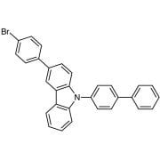 9-(4-Biphenylyl)-3-(4-bromophenyl)carbazole >98.0%(HPLC)(N) - CAS 1028648-25-0