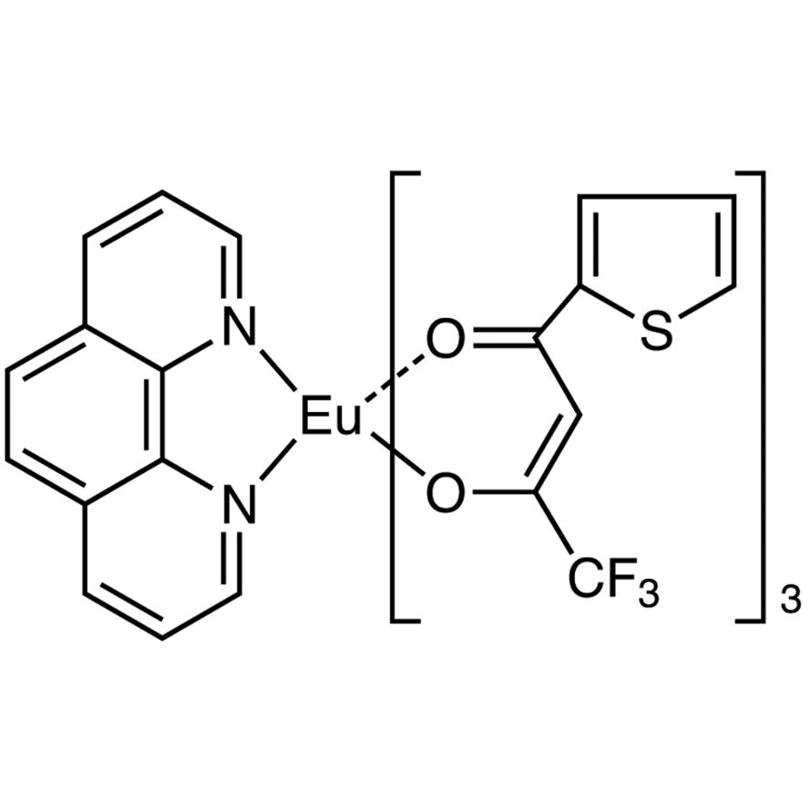 (1,10-Phenanthroline)tris[4,4,4-trifluoro-1-(2-thienyl)-1,3-butanedionato]europium(III) >98.0%(T) - CAS 17904-86-8