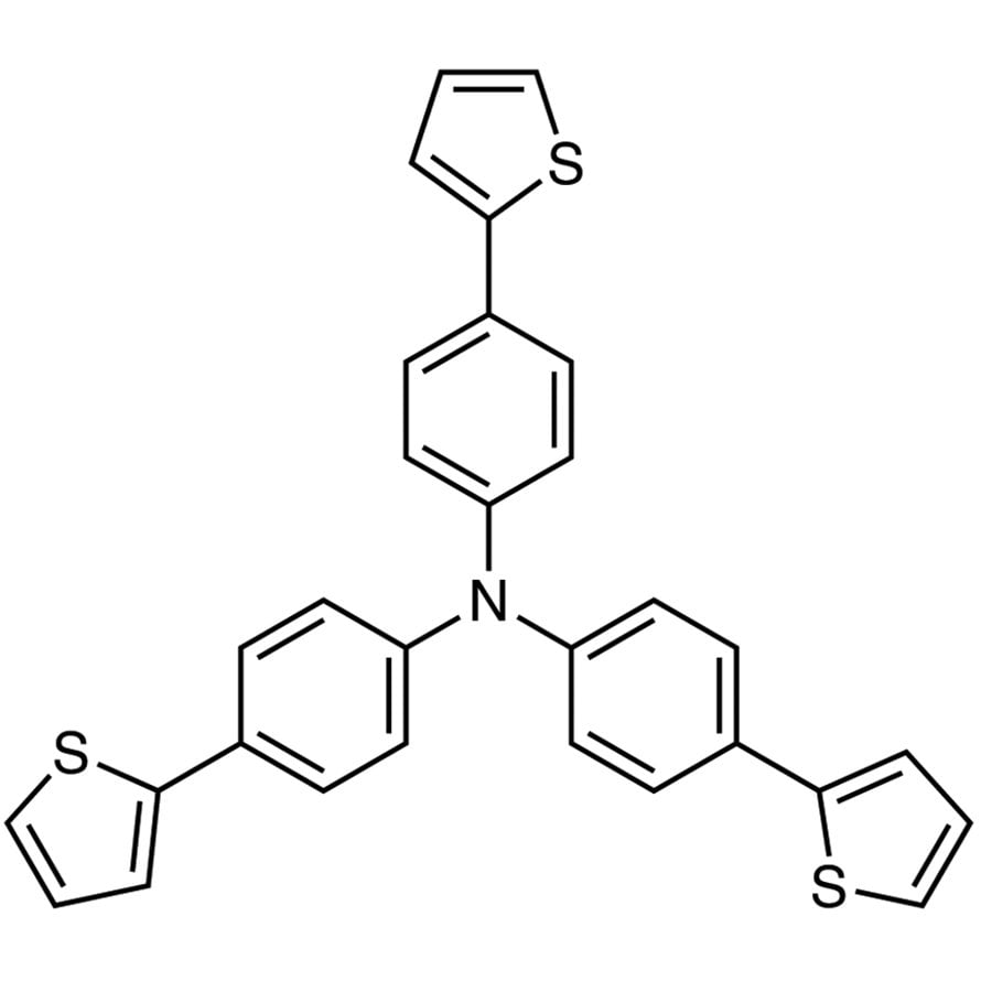 Tris[4-(2-thienyl)phenyl]amine >98.0%(GC) - CAS 142807-63-4