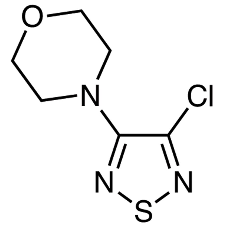 3-Chloro-4-morpholino-1,2,5-thiadiazole >98.0%(GC) - CAS 30165-96-9
