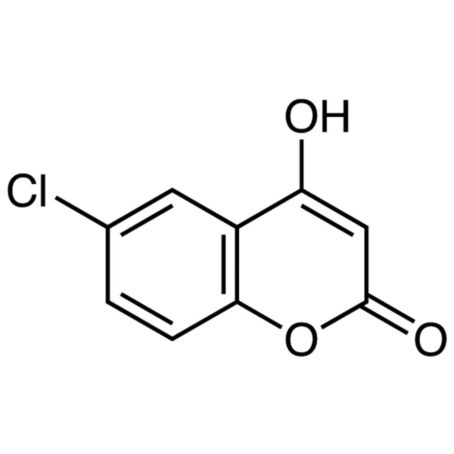 6-Chloro-4-hydroxycoumarin >97.0%(GC)(T) - CAS 19484-57-2