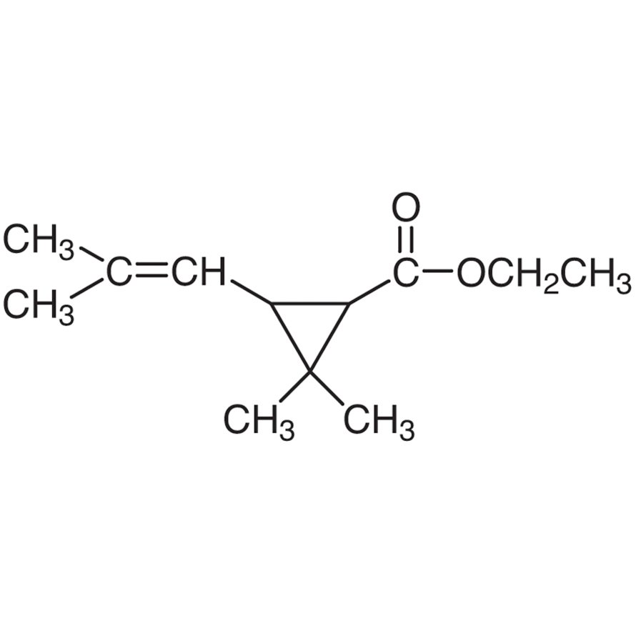 Ethyl 2,2-Dimethyl-3-(2-methyl-1-propenyl)cyclopropane-1-carboxylate >95.0%(GC) - CAS 97-41-6