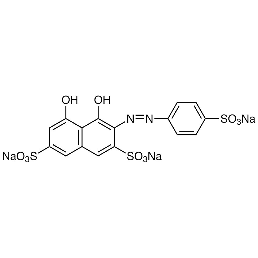 Trisodium 2-(4-Sulfophenylazo)-1,8-dihydroxynaphthalene-3,6-disulfonate >95.0%(HPLC) - CAS 23647-14-5