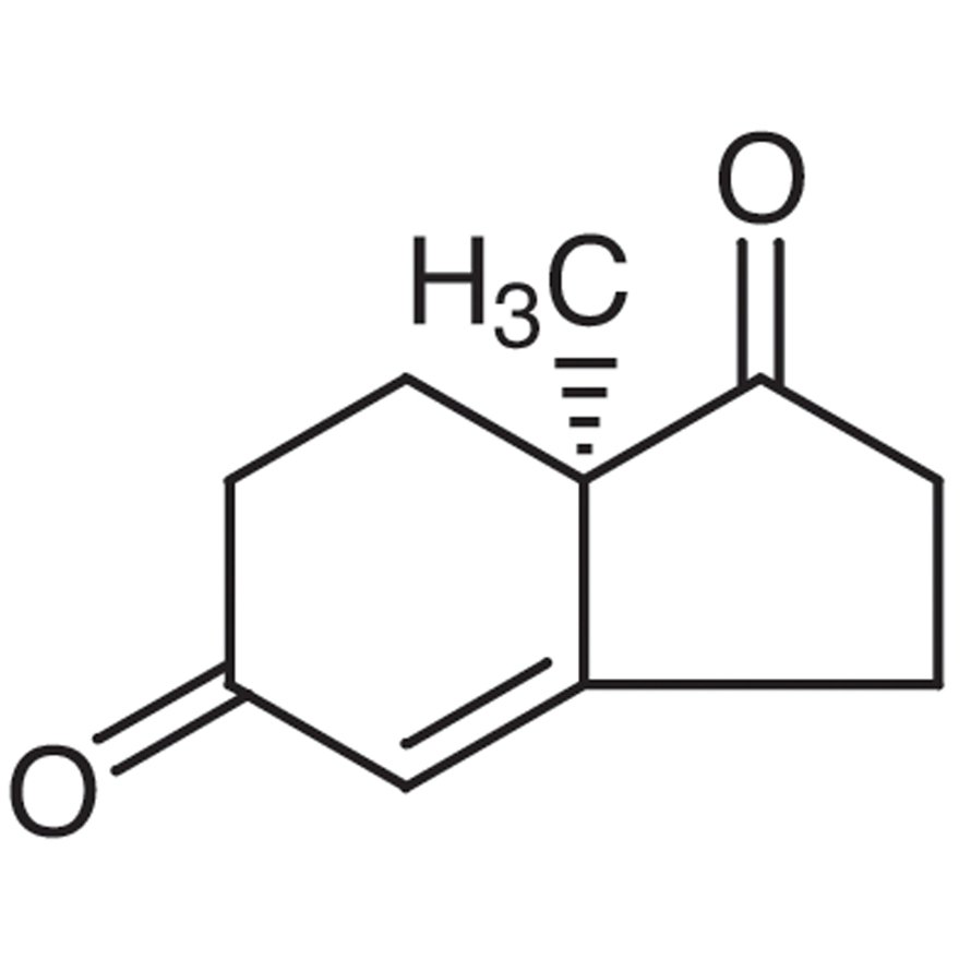 (R)-(-)-2,3,7,7a-Tetrahydro-7a-methyl-1H-indene-1,5(6H)-dione >98.0%(GC) - CAS 17553-89-8