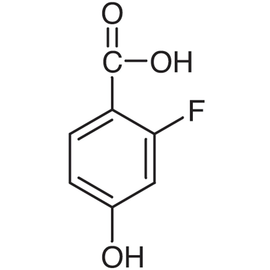 2-Fluoro-4-hydroxybenzoic Acid >98.0%(GC)(T) - CAS 65145-13-3