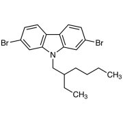 2,7-Dibromo-9-(2-ethylhexyl)carbazole >98.0%(GC) - CAS 544436-46-6