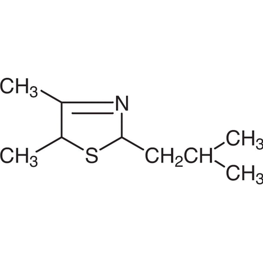 2-Isobutyl-4,5-dimethyl-3-thiazoline (mixture of isomers) >95.0%(GC) - CAS 65894-83-9