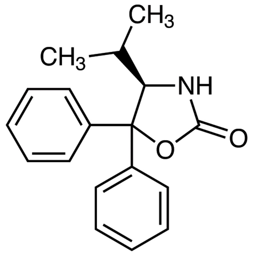 (4R)-(+)-4-Isopropyl-5,5-diphenyl-2-oxazolidinone >98.0%(HPLC)(N) - CAS 191090-32-1
