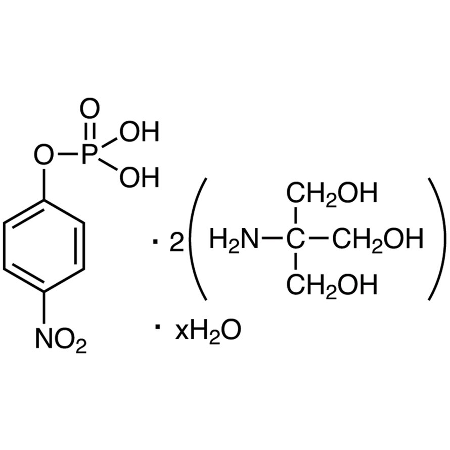 4-Nitrophenyl Phosphate Di(tris) Salt Hydrate [Substrate for Phosphatase] >90.0%(T) - CAS 68189-42-4