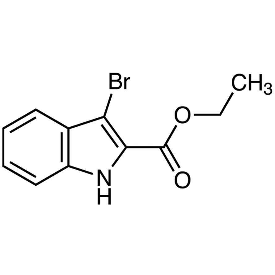 Ethyl 3-Bromoindole-2-carboxylate >95.0%(GC) - CAS 91348-45-7