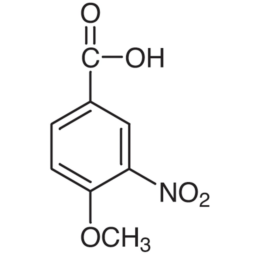 4-Methoxy-3-nitrobenzoic Acid >98.0%(GC)(T) - CAS 89-41-8