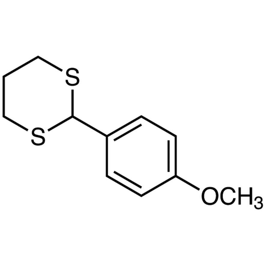2-(4-Methoxyphenyl)-1,3-dithiane >98.0%(GC) - CAS 24588-72-5