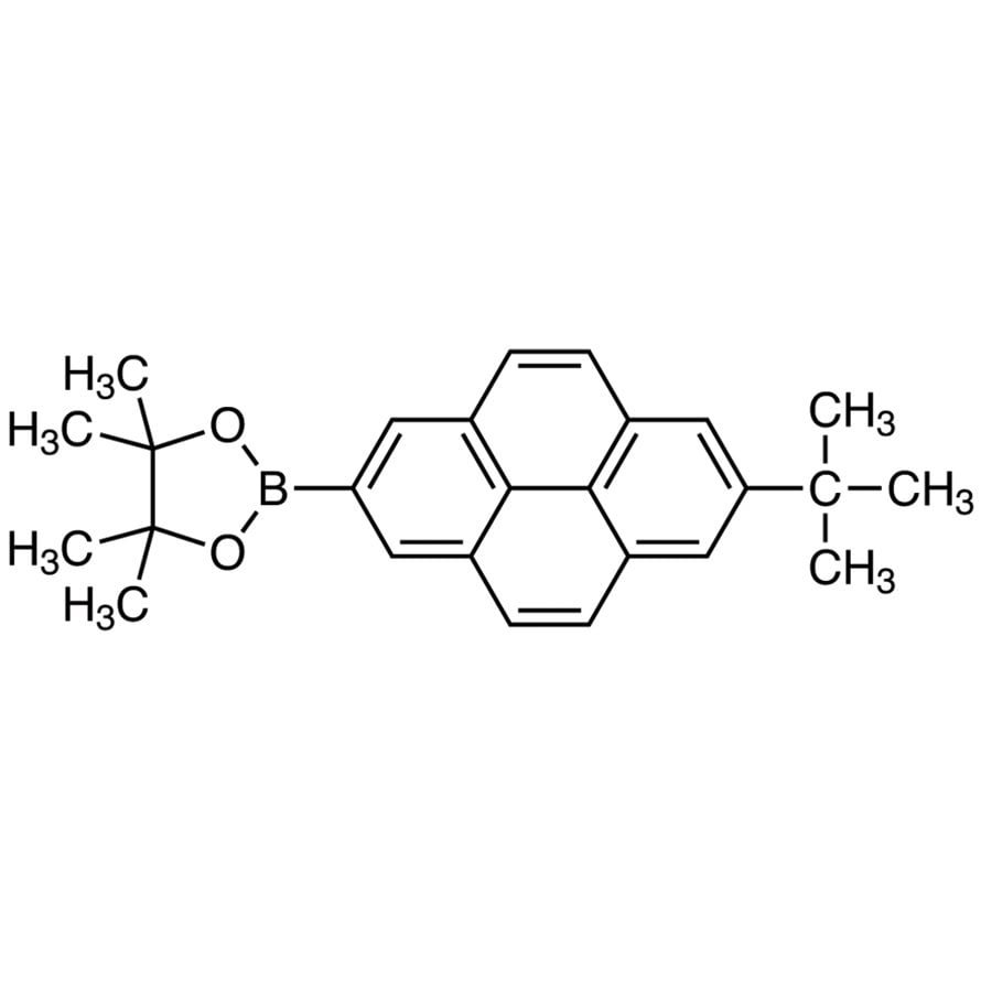 2-[7-(tert-Butyl)pyren-2-yl]-4,4,5,5-tetramethyl-1,3,2-dioxaborolane >98.0%(GC)(T) - CAS 1270030-08-4