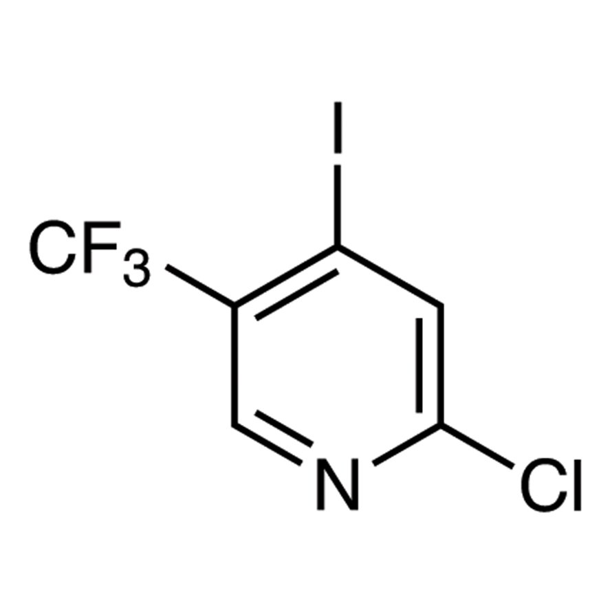 2-Chloro-4-iodo-5-(trifluoromethyl)pyridine >98.0%(GC) - CAS 505084-55-9
