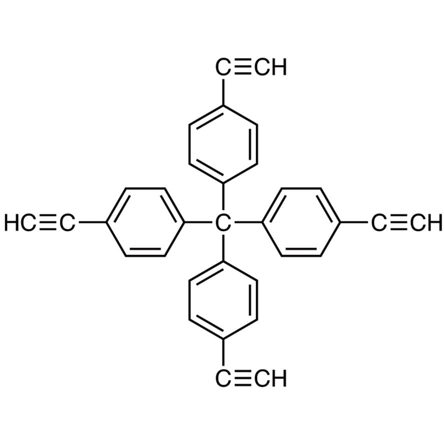 Tetrakis(4-ethynylphenyl)methane >98.0%(GC) - CAS 177991-01-4
