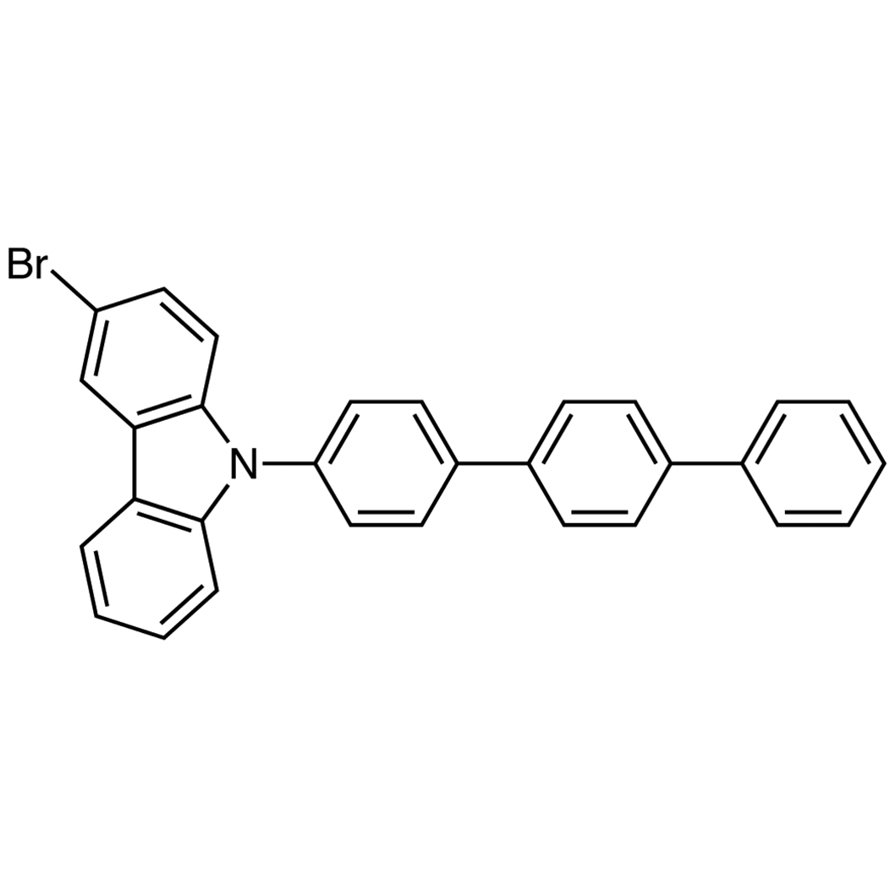 3-Bromo-9-([1,1':4',1''-terphenyl]-4-yl)-9H-carbazole >98.0%(HPLC)(N) - CAS 1141017-84-6