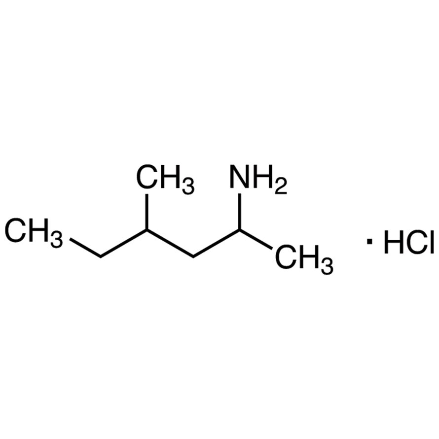 4-Methyl-2-hexylamine Hydrochloride >98.0%(T) - CAS 13803-74-2