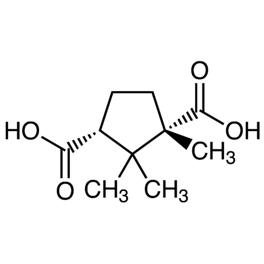 (1S,3R)-(-)-Camphoric Acid >98.0%(GC)(T) - CAS 560-09-8