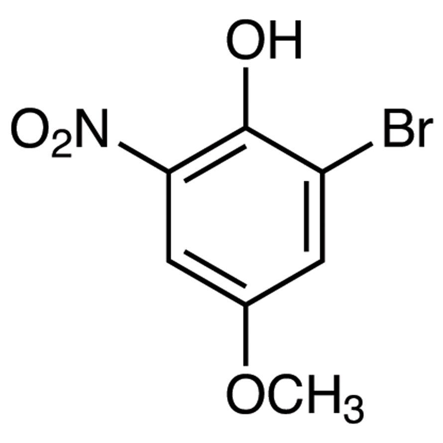 2-Bromo-4-methoxy-6-nitrophenol >98.0%(GC) - CAS 115929-59-4