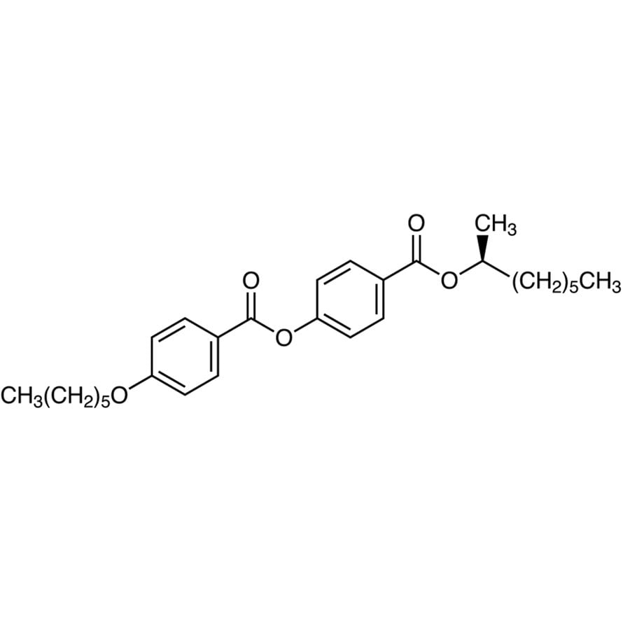 (S)-2-Octyl 4-[4-(Hexyloxy)benzoyloxy]benzoate >98.0%(GC) - CAS 87321-20-8