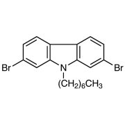 2,7-Dibromo-9-heptyl-9H-carbazole >98.0%(GC) - CAS 1173071-58-3