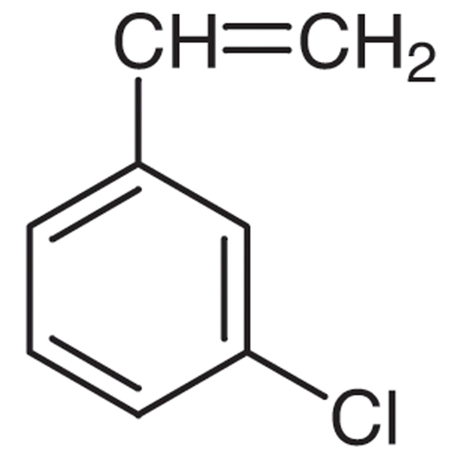 3-Chlorostyrene (stabilized with TBC) >98.0%(GC) - CAS 2039-85-2