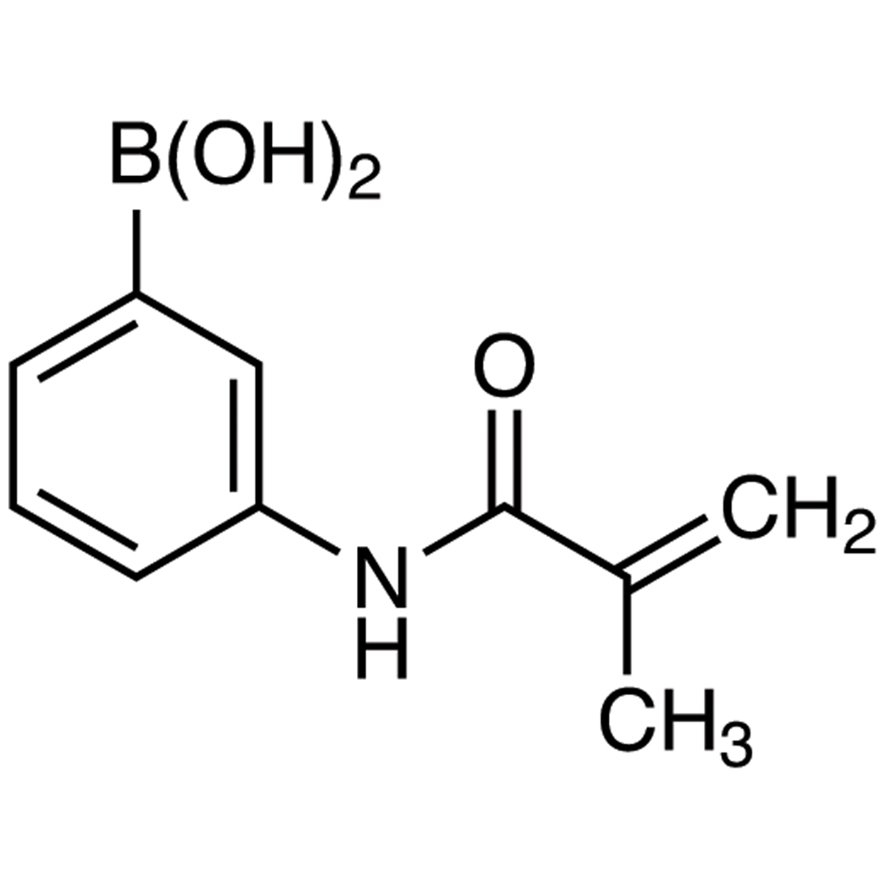 3-Methacrylamidophenylboronic Acid (contains varying amounts of Anhydride)  - CAS 48150-45-4