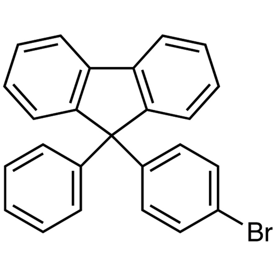 9-(4-Bromophenyl)-9-phenylfluorene >98.0%(GC) - CAS 937082-81-0