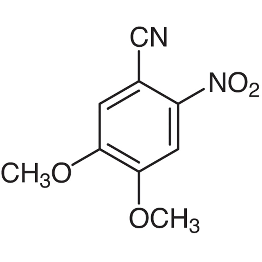 4,5-Dimethoxy-2-nitrobenzonitrile >98.0%(GC) - CAS 102714-71-6