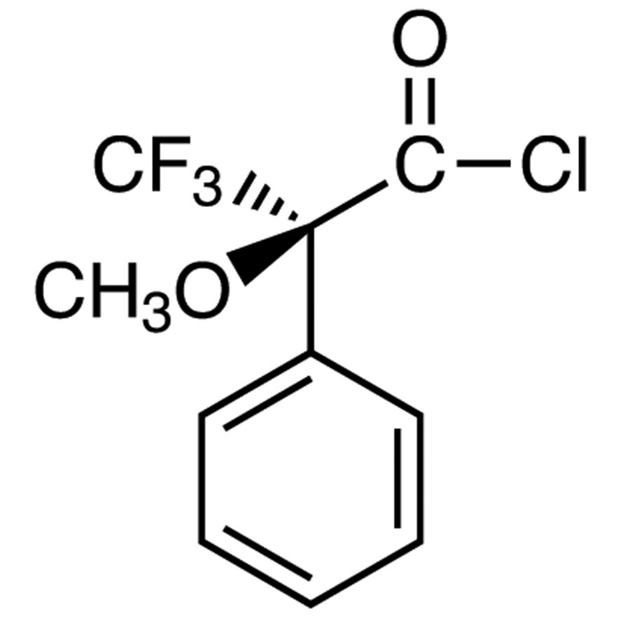 (S)-(+)-α-Methoxy-α-(trifluoromethyl)phenylacetyl Chloride (ca. 18% in Dichloromethane, ca. 1.0mol/L) [for Determination of the optical purity of Alcohols and Amines]  - CAS 20445-33-4