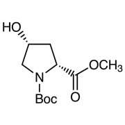 N-(tert-Butoxycarbonyl)-cis-4-hydroxy-D-proline Methyl Ester >97.0%(GC) - CAS 114676-69-6