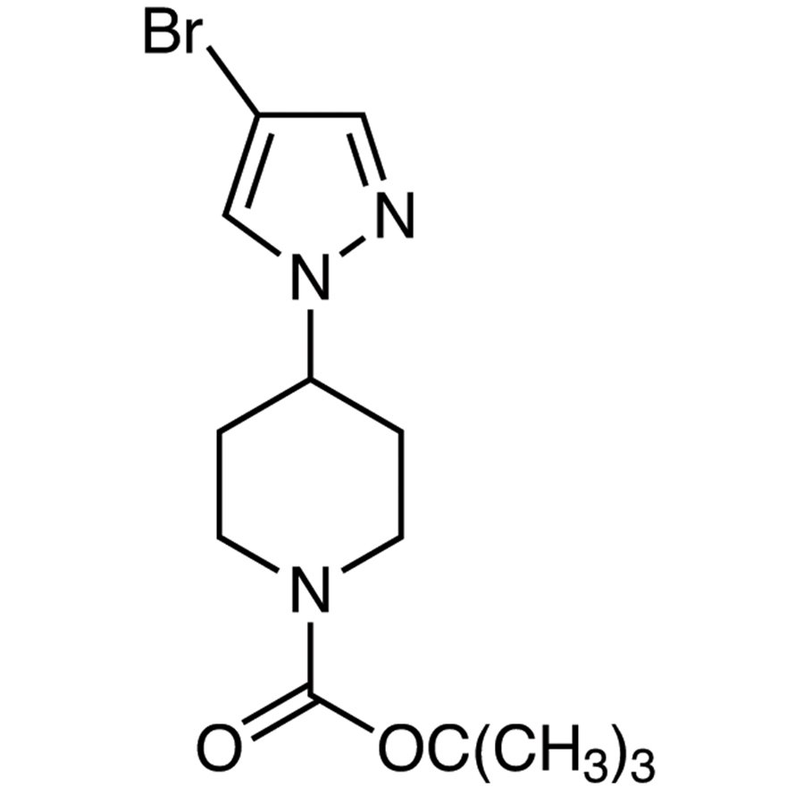 tert-Butyl 4-(4-Bromopyrazol-1-yl)piperidine-1-carboxylate >98.0%(T)(HPLC) - CAS 877399-50-3