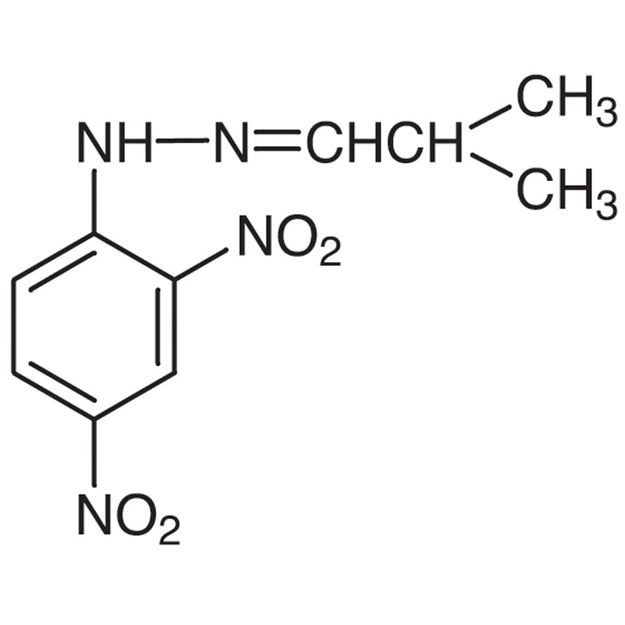 Isobutyraldehyde 2,4-Dinitrophenylhydrazone >98.0%(T) - CAS 2057-82-1