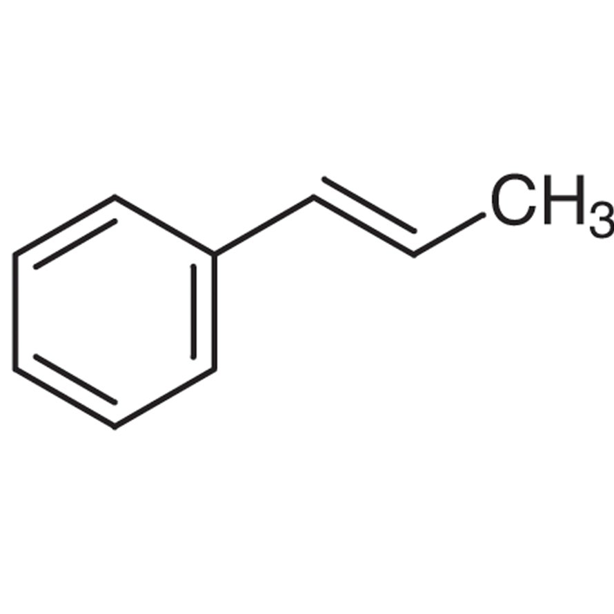 trans-β-Methylstyrene (stabilized with TBC) >97.0%(GC) - CAS 873-66-5