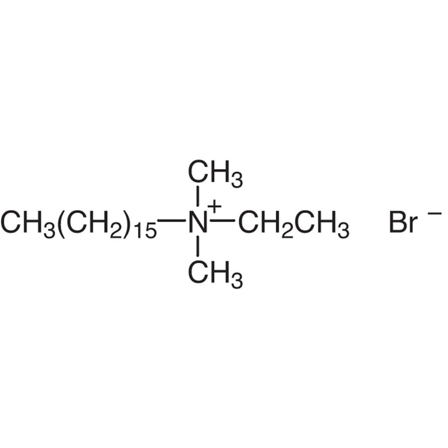 Ethylhexadecyldimethylammonium Bromide >98.0%(T) - CAS 124-03-8