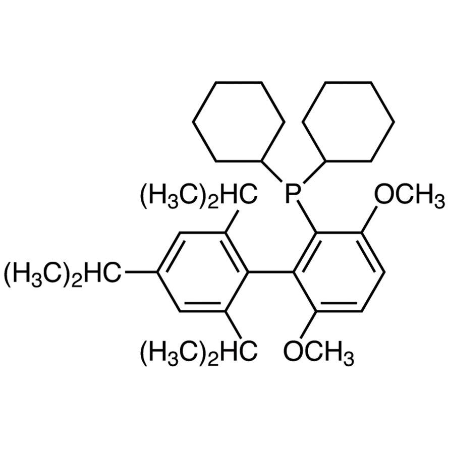 Dicyclohexyl(2',4',6'-triisopropyl-3,6-dimethoxy-[1,1'-biphenyl]-2-yl)phosphine >98.0%(GC) - CAS 1070663-78-3