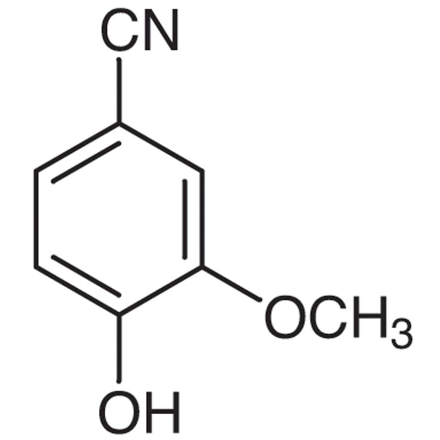 4-Hydroxy-3-methoxybenzonitrile >98.0%(GC)(T) - CAS 4421-08-3