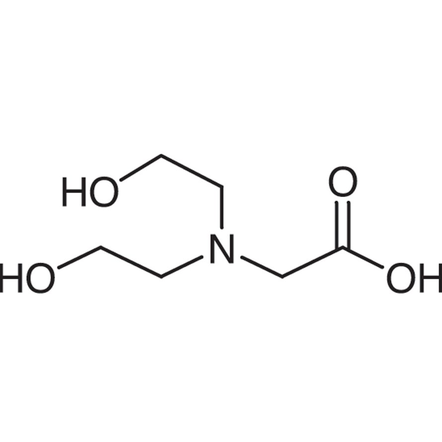 N,N-Di(2-hydroxyethyl)glycine [Good's buffer component for biological research] >99.0%(T) - CAS 150-25-4