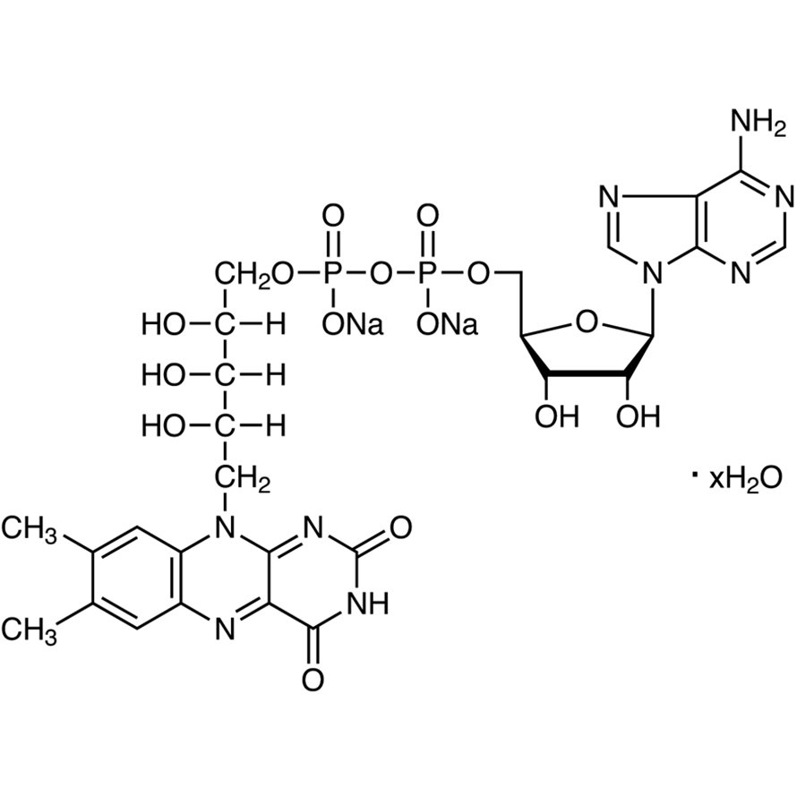 Flavin Adenine Dinucleotide Disodium Salt Hydrate >94.0%(HPLC) - CAS 84366-81-4