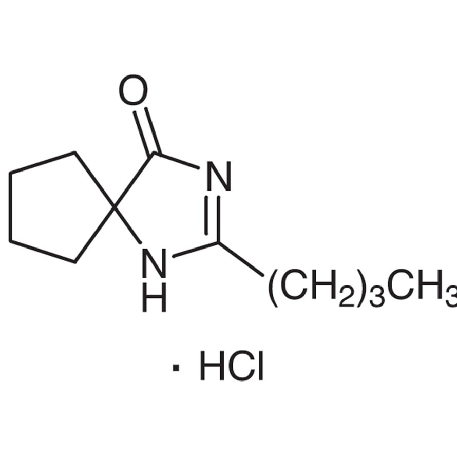 2-Butyl-1,3-diazaspiro[4.4]non-1-en-4-one Hydrochloride >98.0%(T)(HPLC) - CAS 151257-01-1