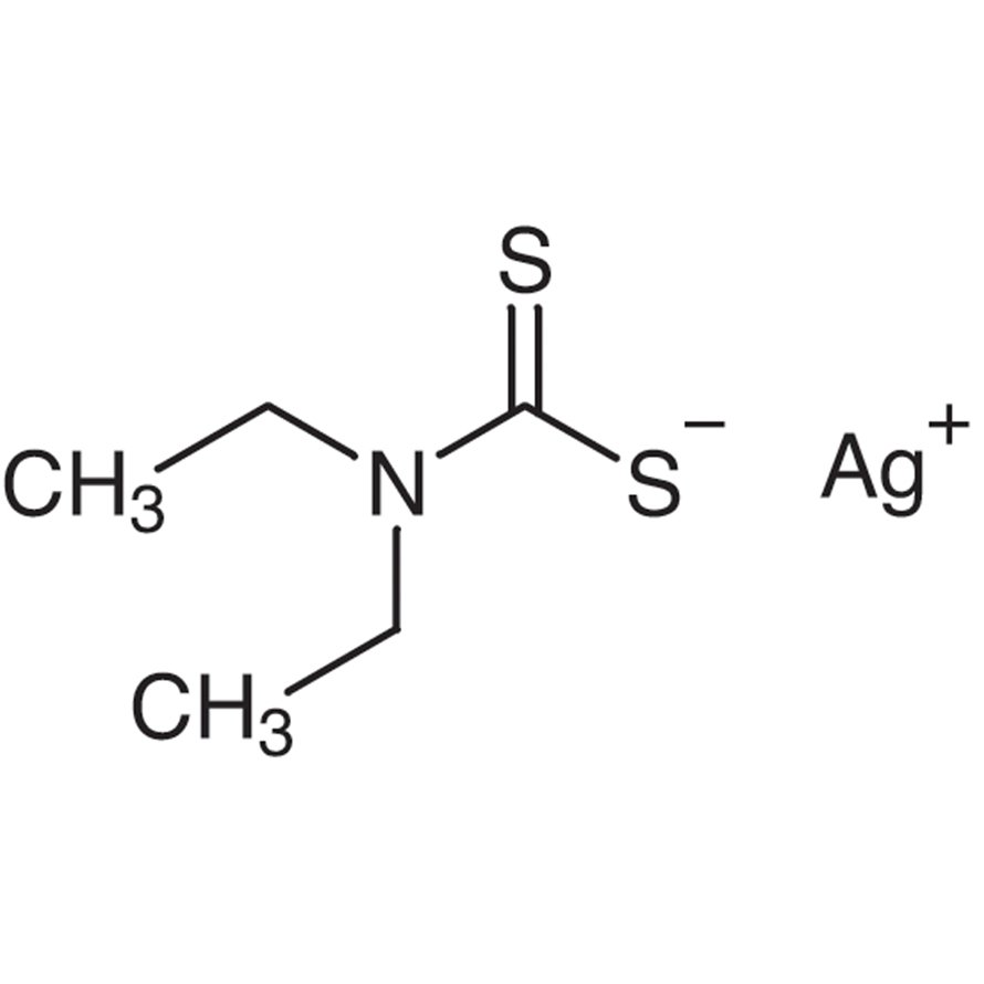 Silver N,N-Diethyldithiocarbamate [for As analysis] >98.0%(T) - CAS 1470-61-7