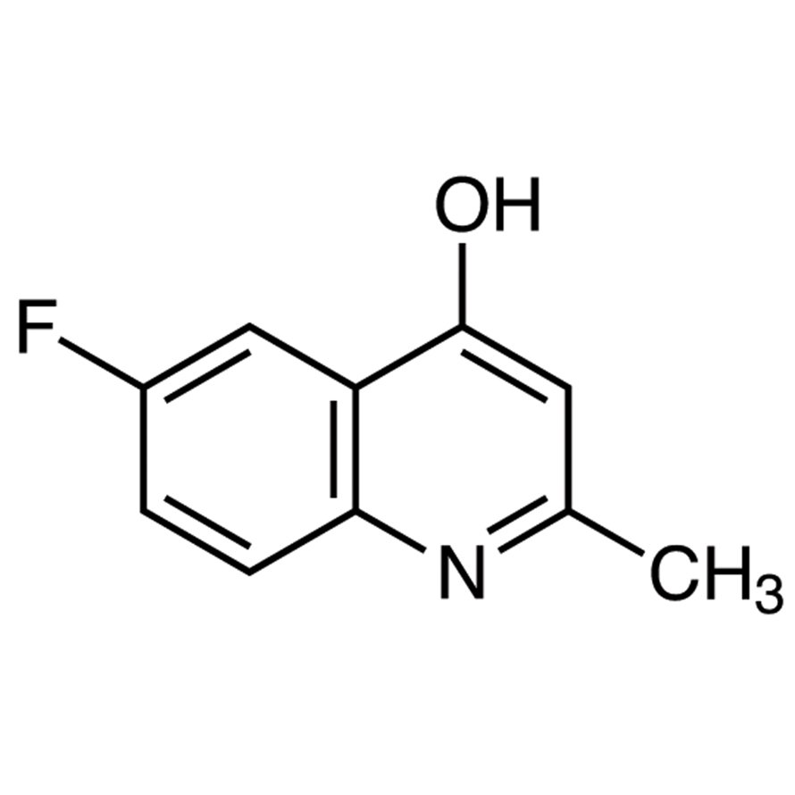 6-Fluoro-2-methyl-4-quinolinol >98.0%(GC)(T) - CAS 15912-68-2