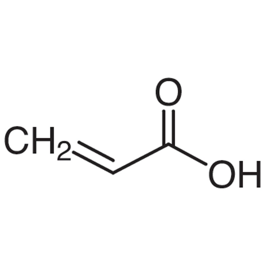 Acrylic Acid (stabilized with MEHQ) >99.0%(GC) - CAS 79-10-7