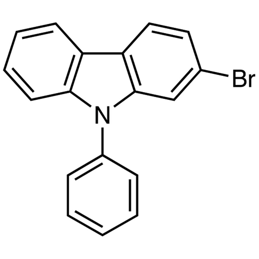 2-Bromo-9-phenylcarbazole >98.0%(GC)(N) - CAS 94994-62-4