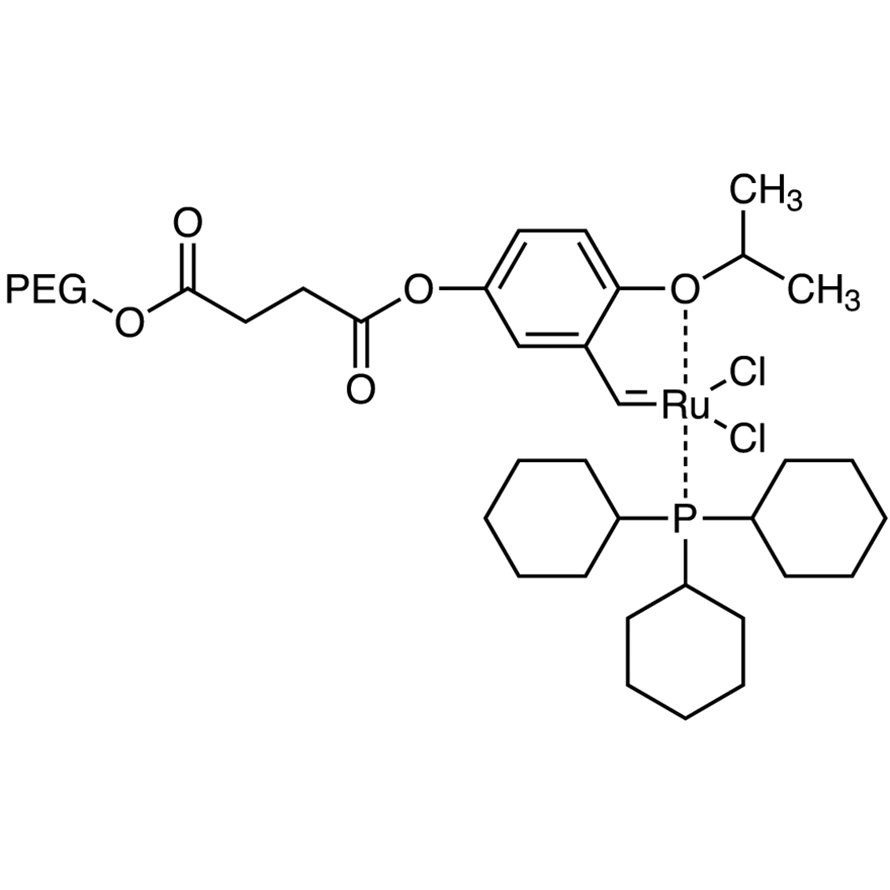 Polyethylene Glycol-bound Ruthenium Carbene Complex  - CAS 321922-26-3