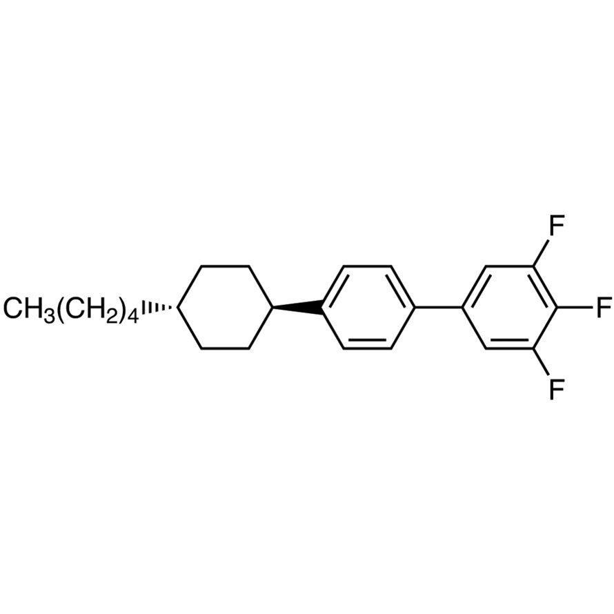 3,4,5-Trifluoro-4'-(trans-4-pentylcyclohexyl)biphenyl >98.0%(GC) - CAS 137019-95-5