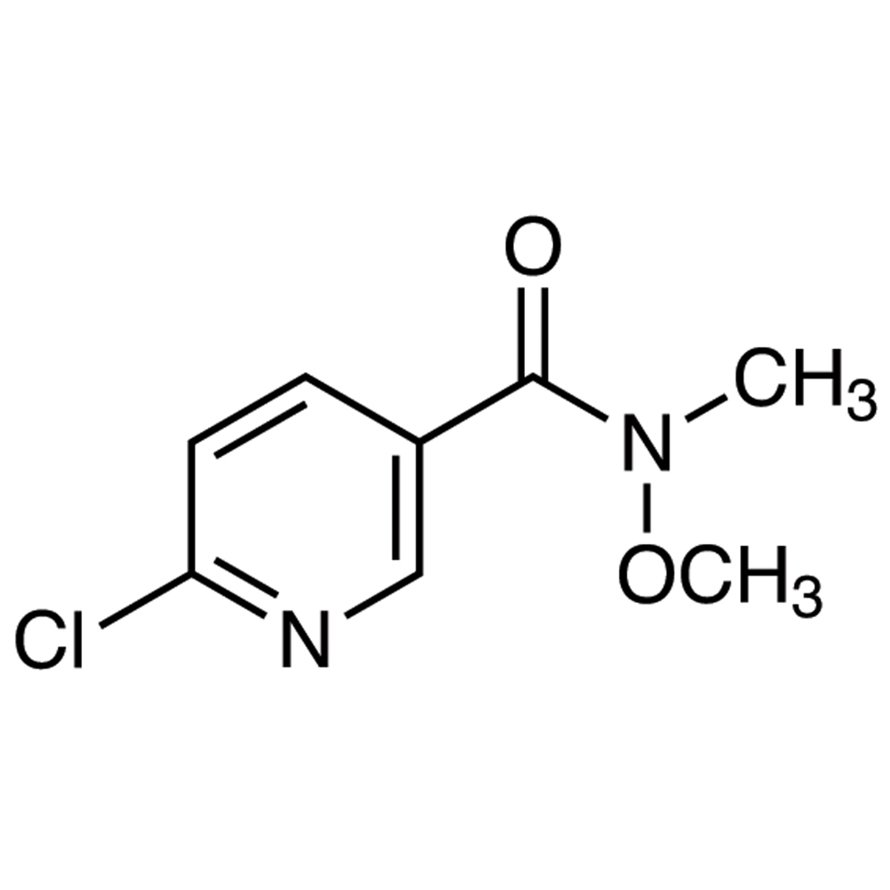 6-Chloro-N-methoxy-N-methylnicotinamide >98.0%(GC) - CAS 149281-42-5